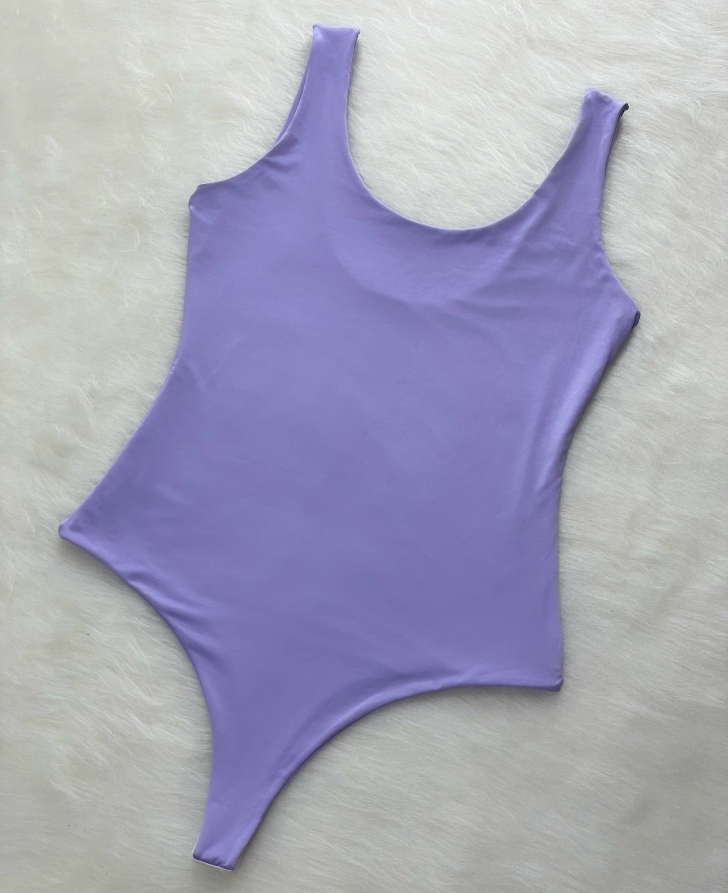 Body de tiras lila