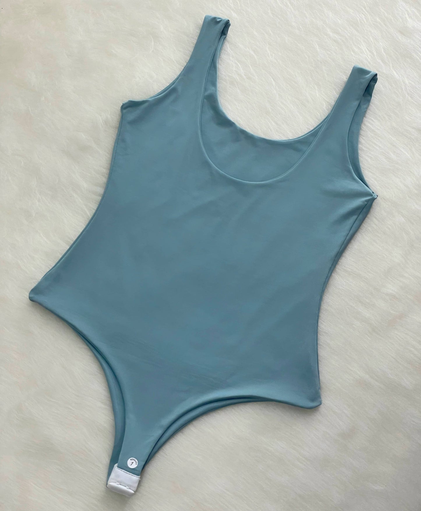 Body de tiras verde agua marina