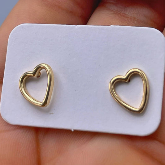 Topos en forma de silueta de corazón