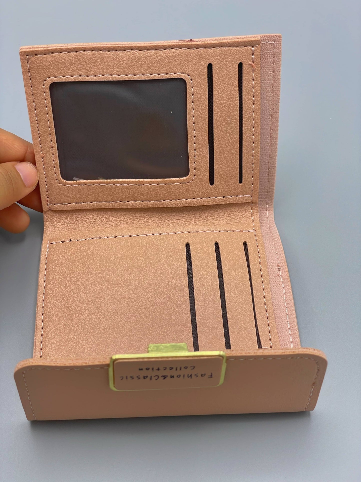 Cartera sencilla rosa