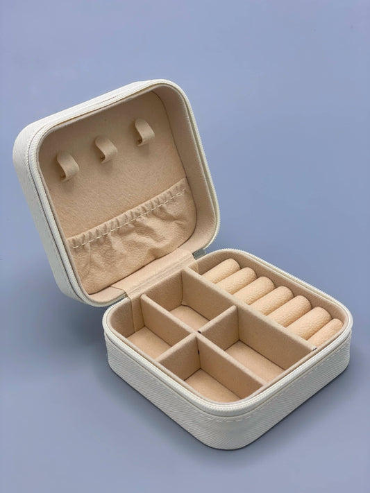 Joyero viajero blanco