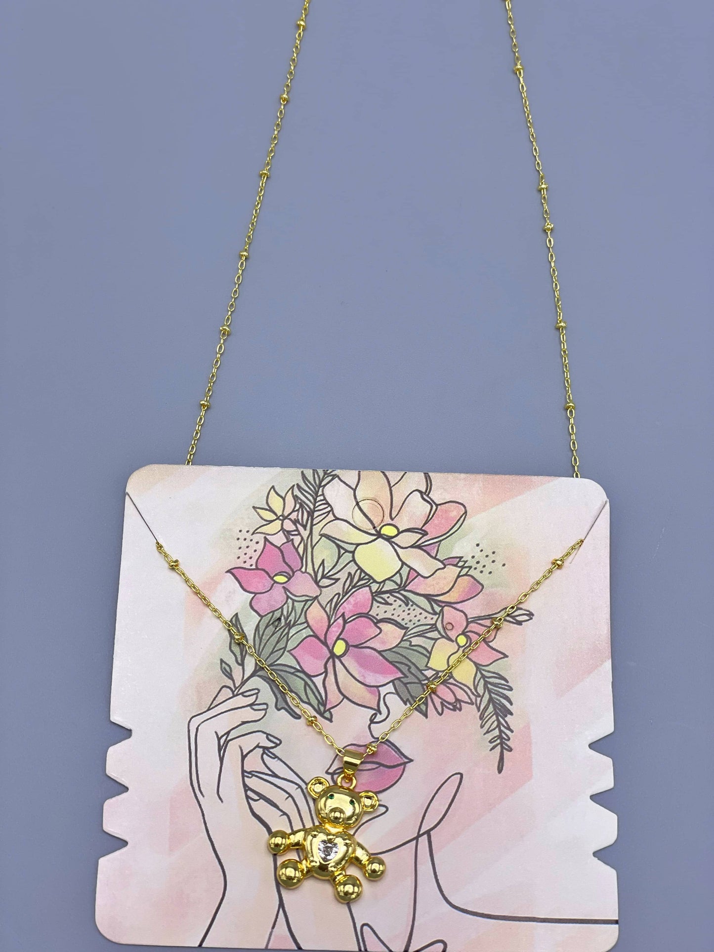 Cadena de balines dije oso