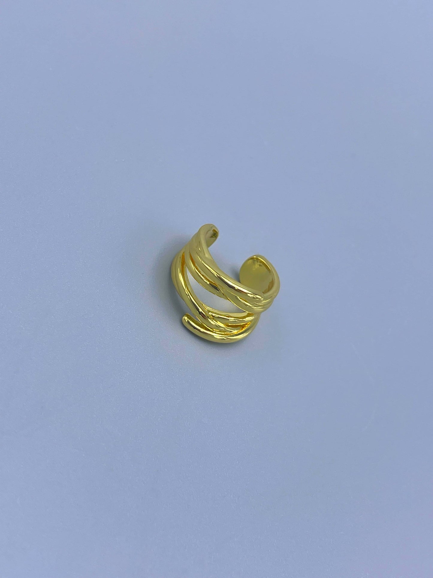 Earcuff ajustable rodio