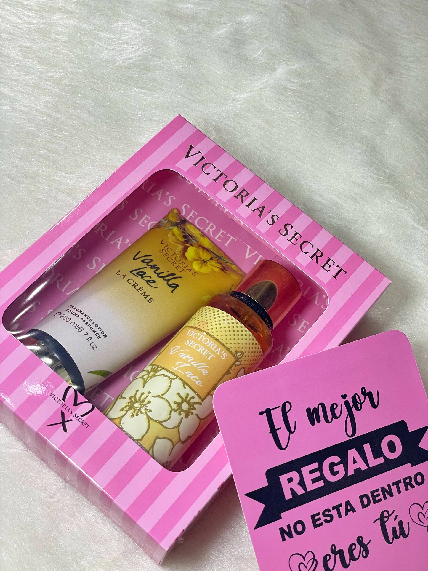 Set splash + crema vainilla lace