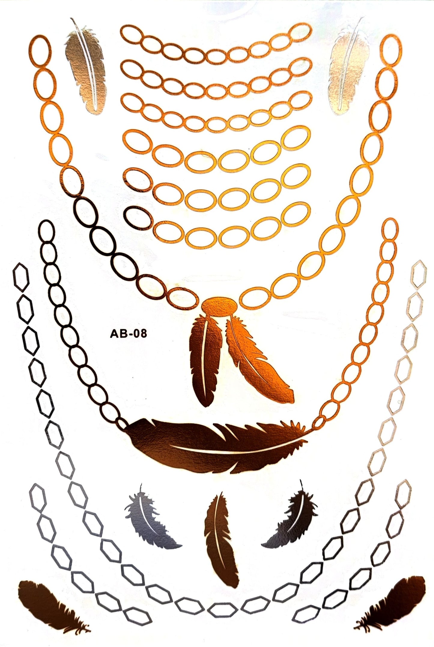 Tatoo metalizados dorados