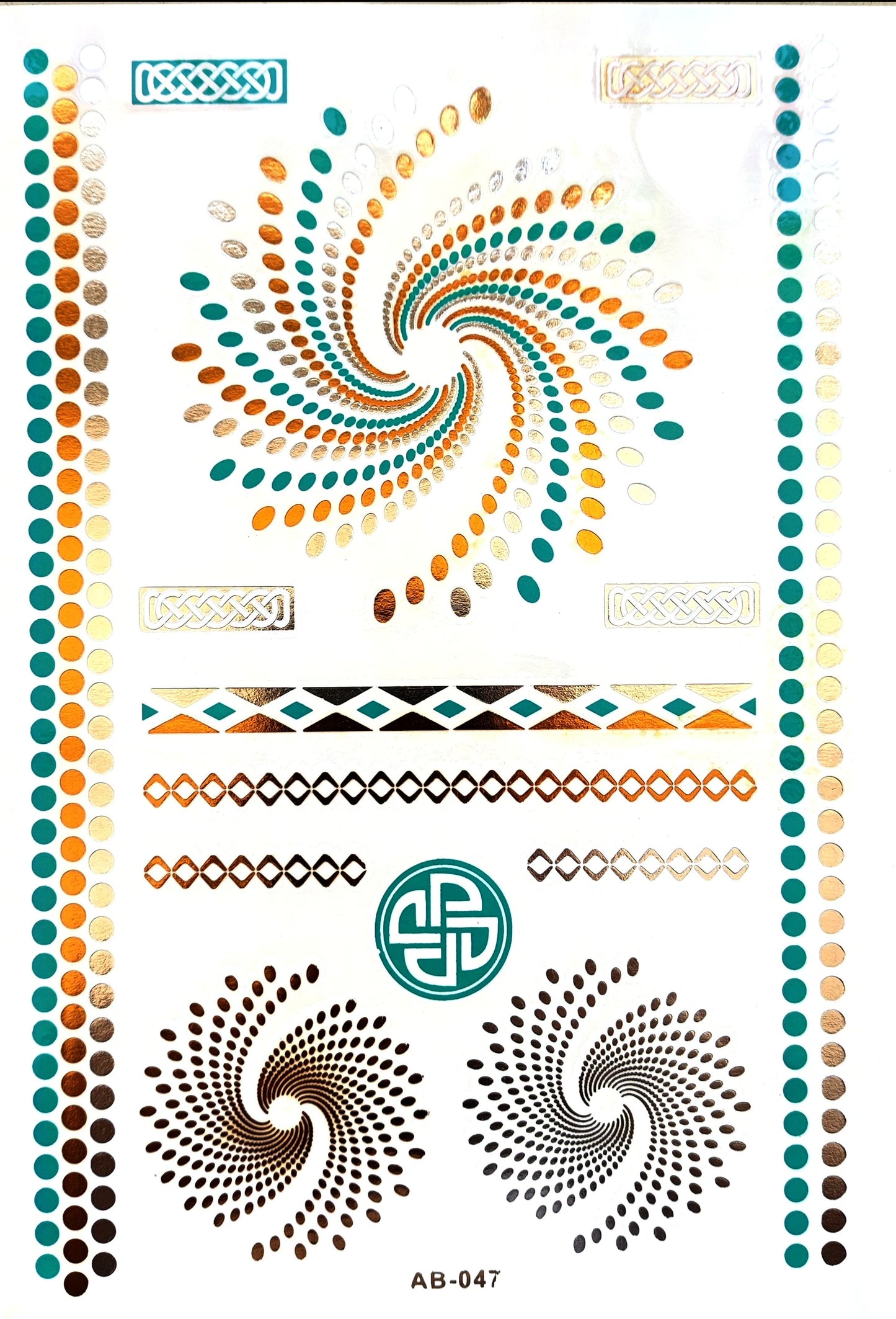 Tatoo metalizados dorados