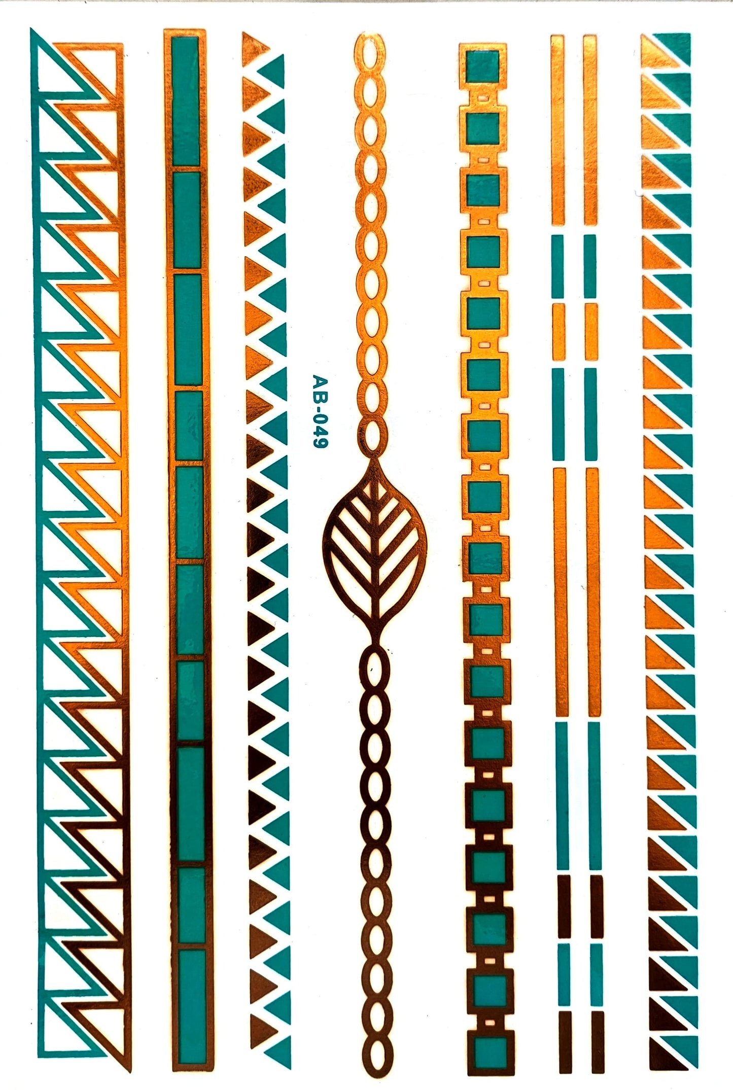 Tatoo metalizados dorados