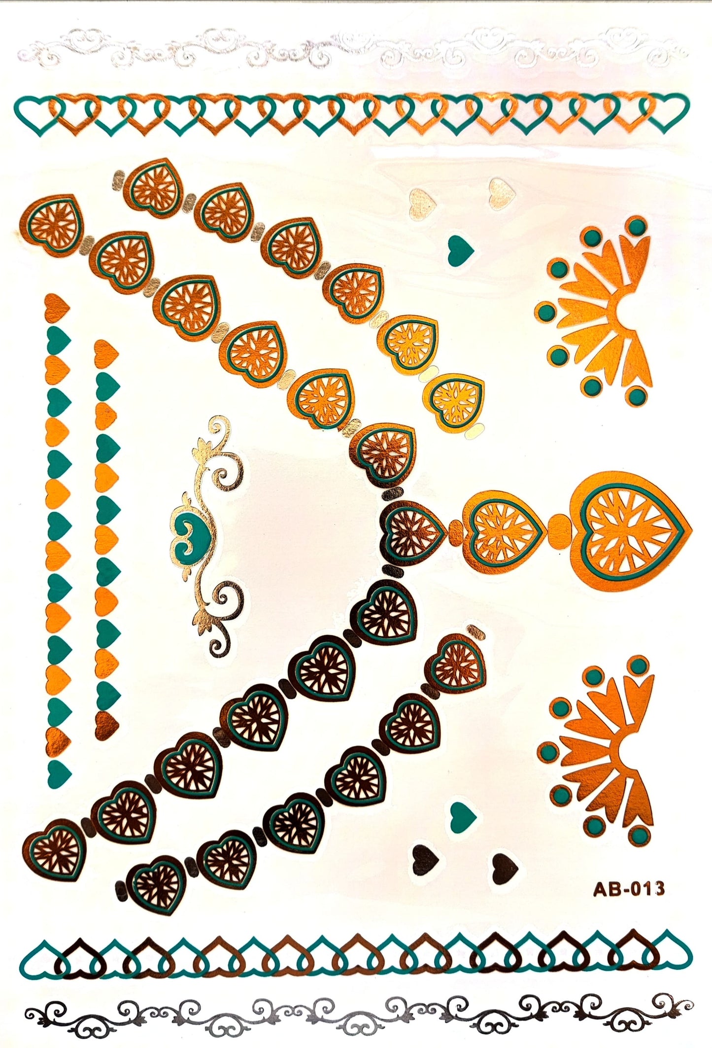 Tatoo metalizados dorados