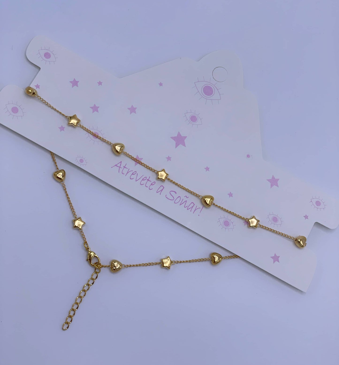 Choker corazones y estrellas