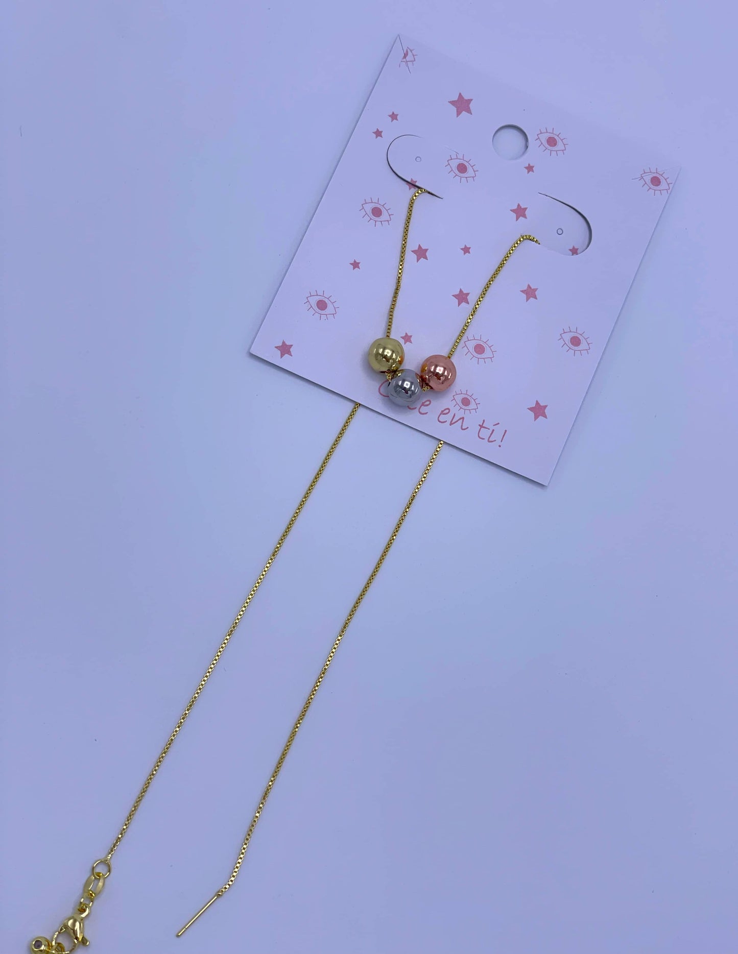 Cadena sencilla de balines x3