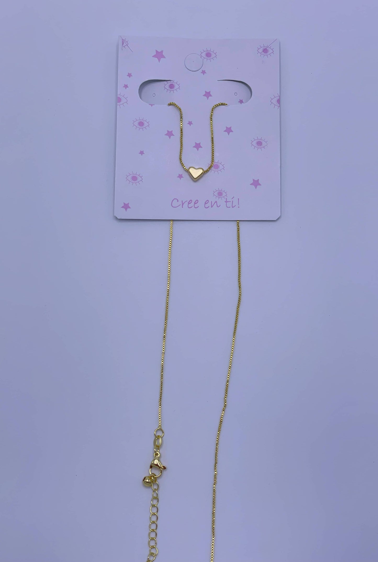 Cadena sencilla dije corazón
