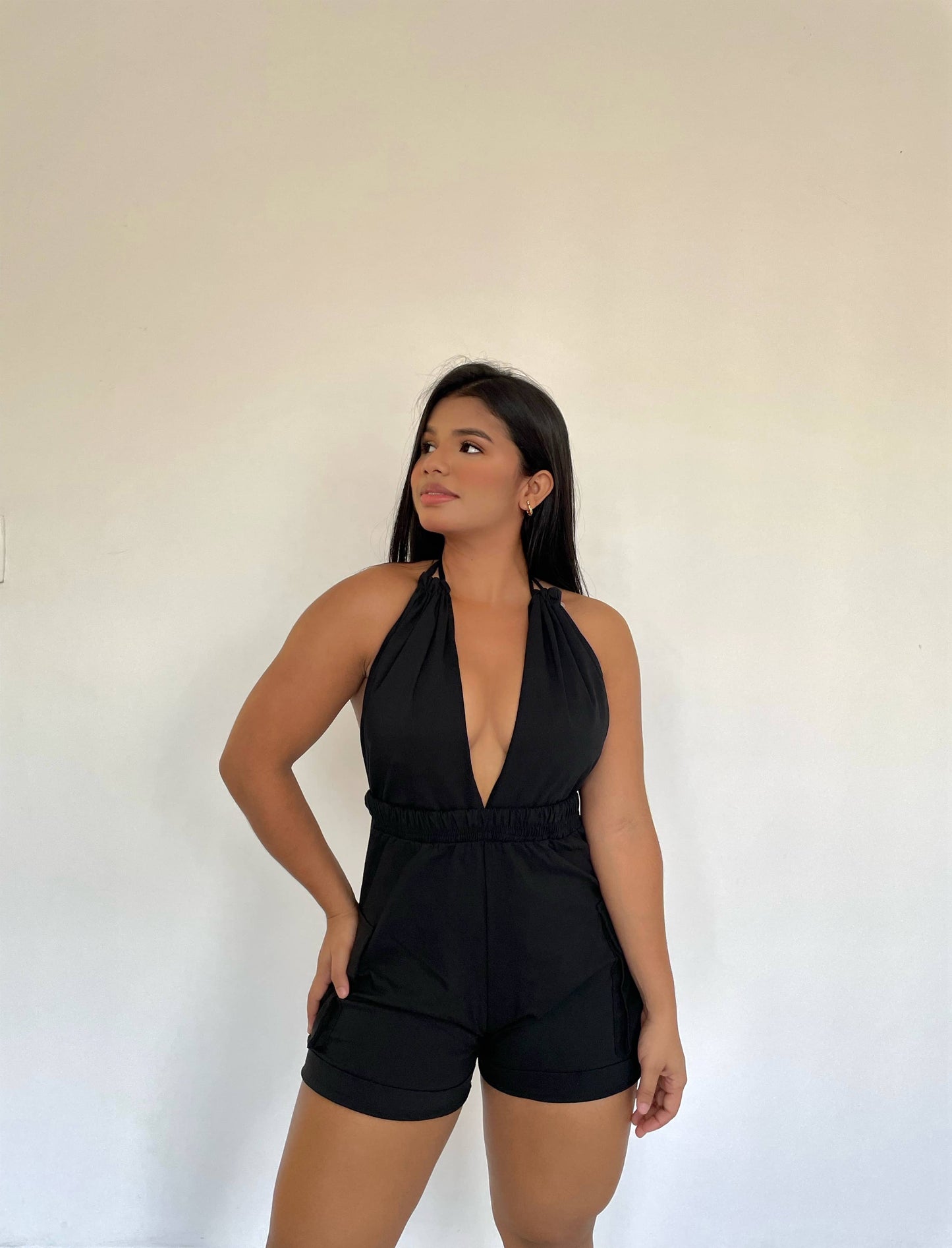 Enterizo negro