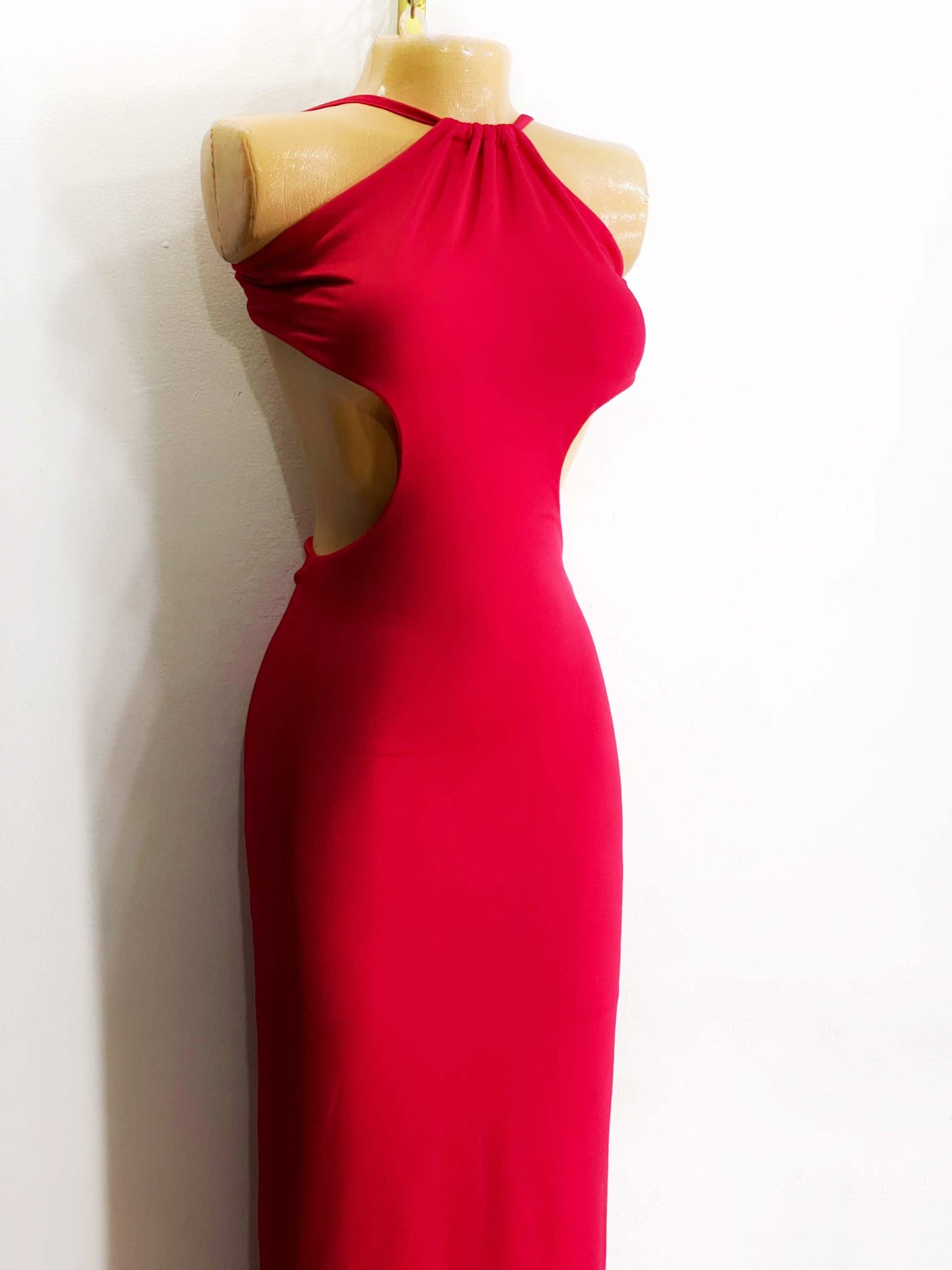 Vestido largo rojo