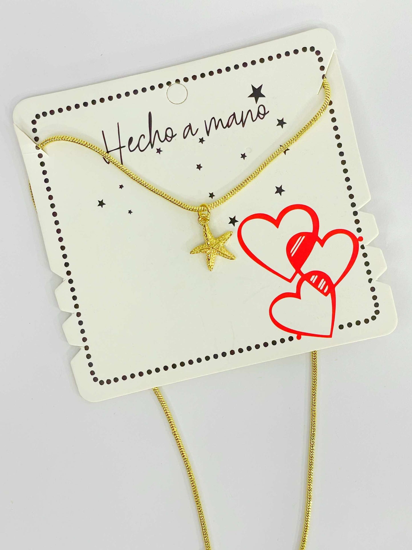 Cadena dije estrella de mar