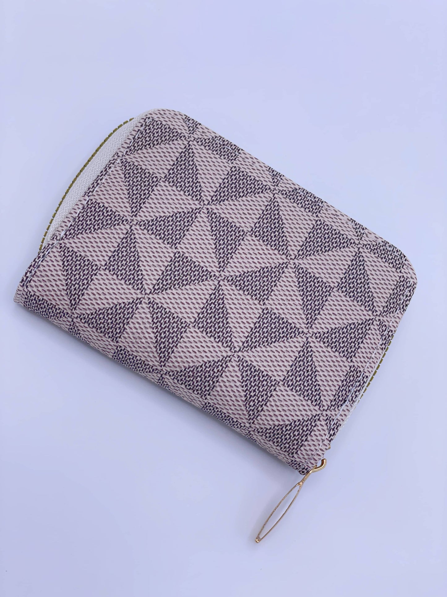 Tarjetero beige