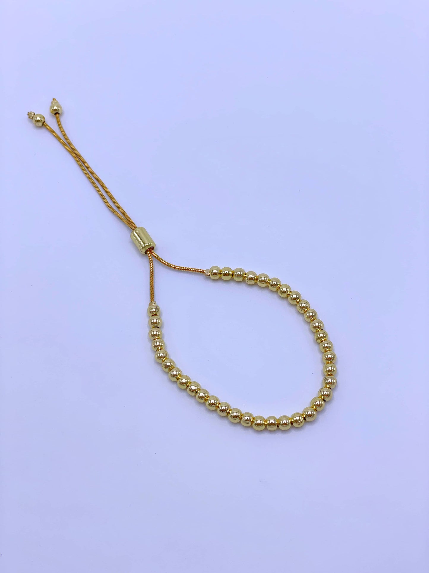 Pulsera graduable de balines 4mm
