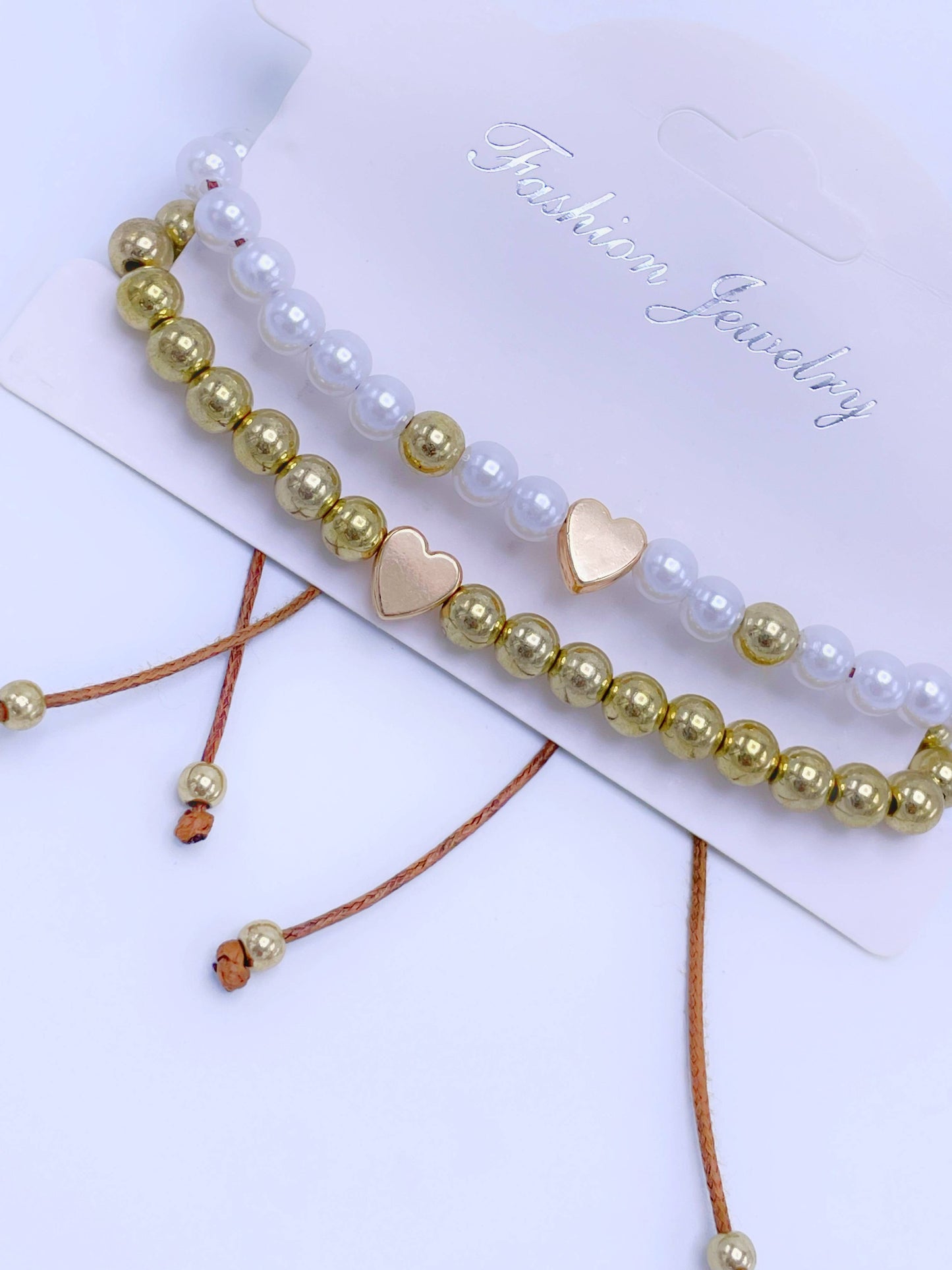 Pulsera de perlas x2