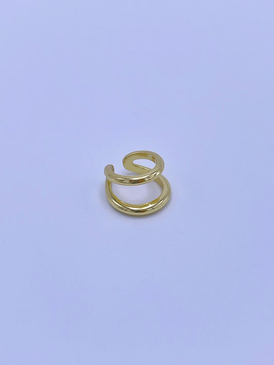 Earcuff ajustable rodio