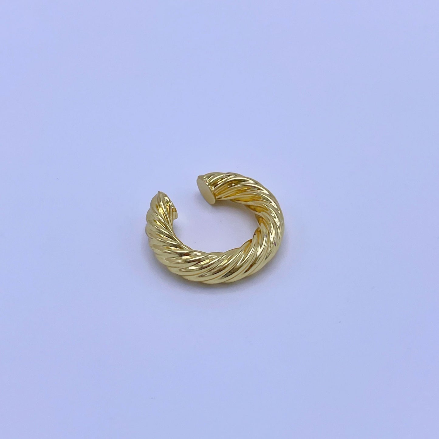 Earcuff ajustable rodio