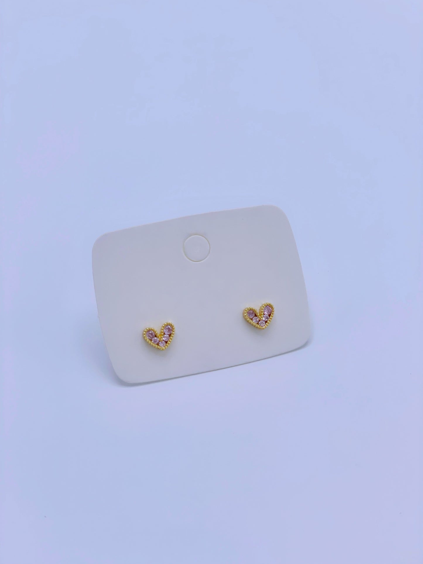 Topos en forma de corazón rosa