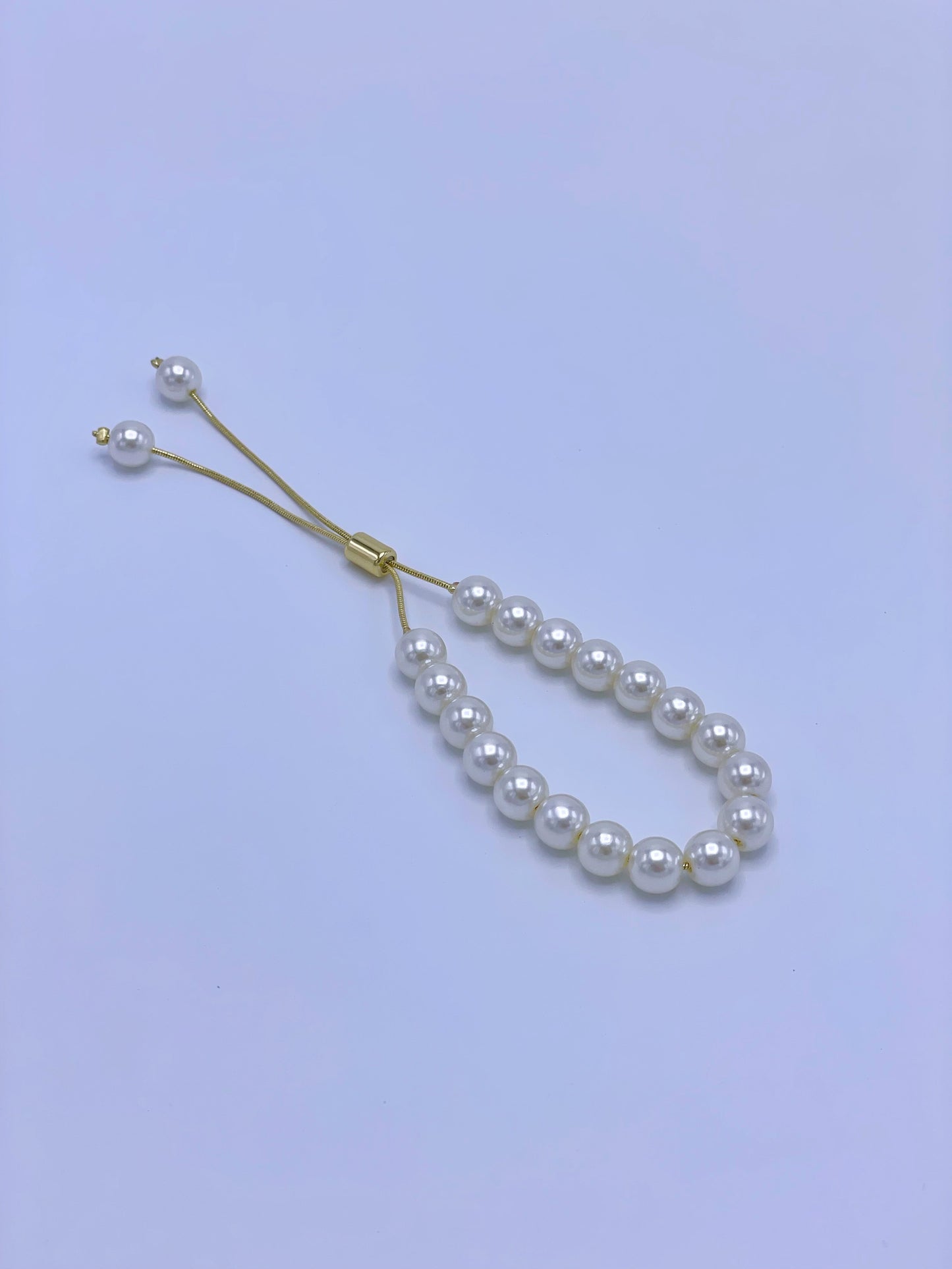 Pulsera graduable de balines 8 mm