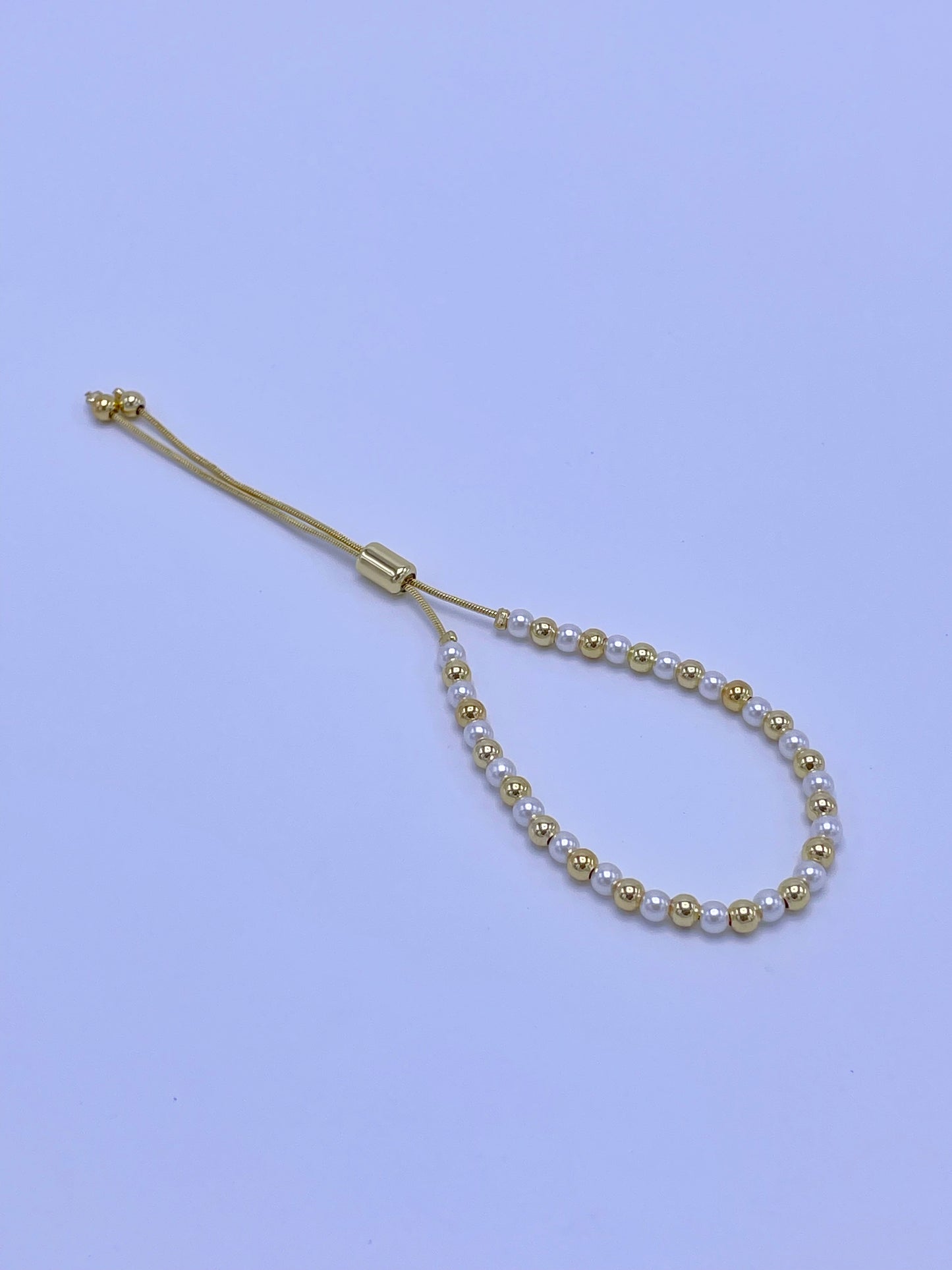 Pulsera graduable de balines 4mm