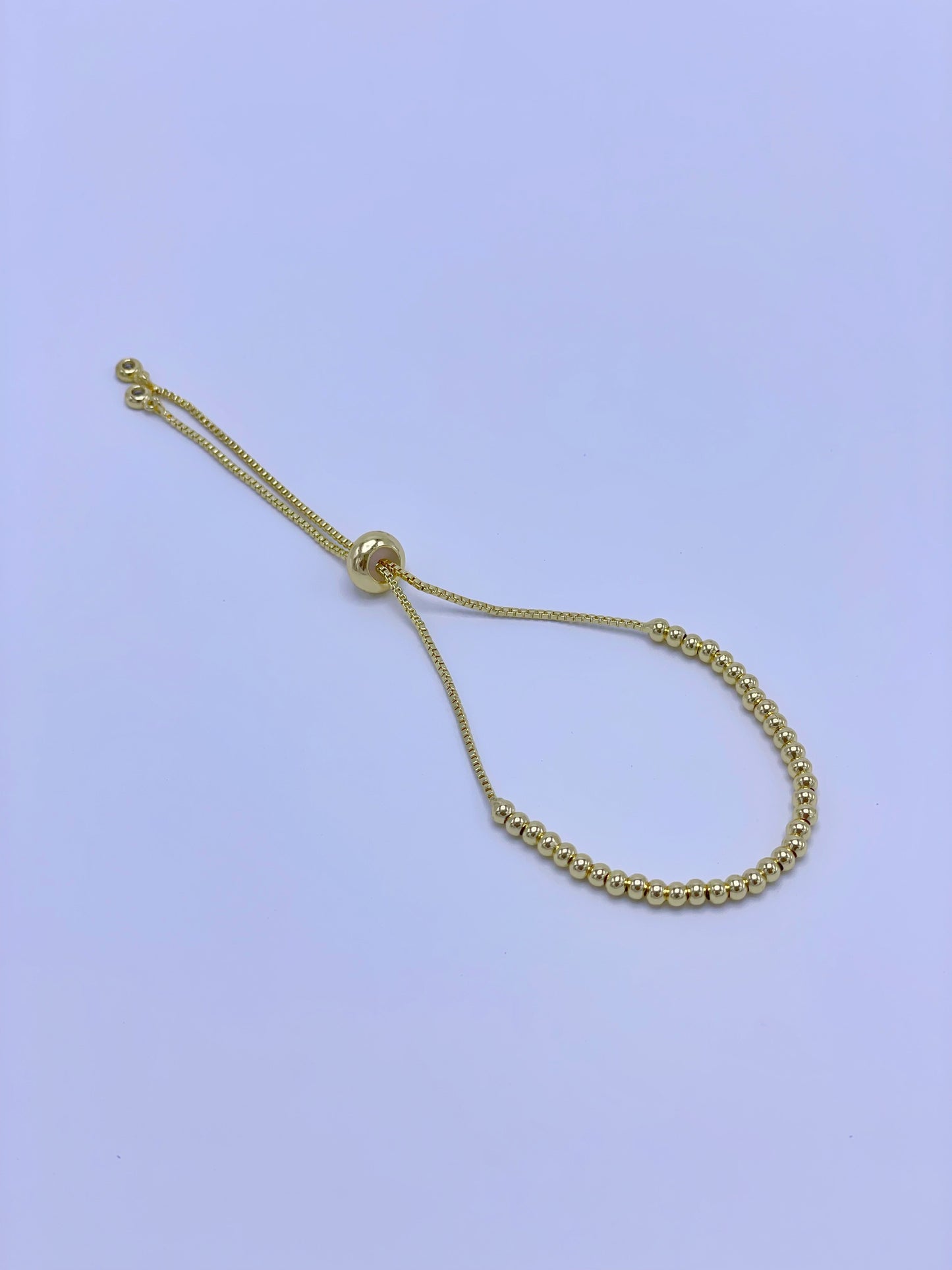 Pulsera graduable de balines 3 mm