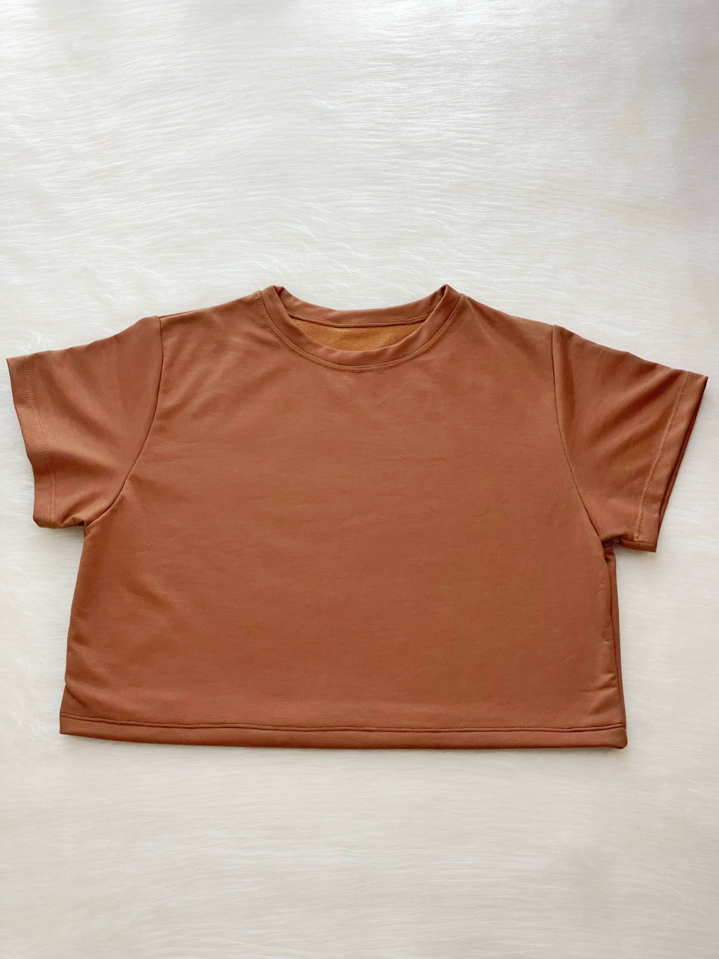 Camisa básica terracota