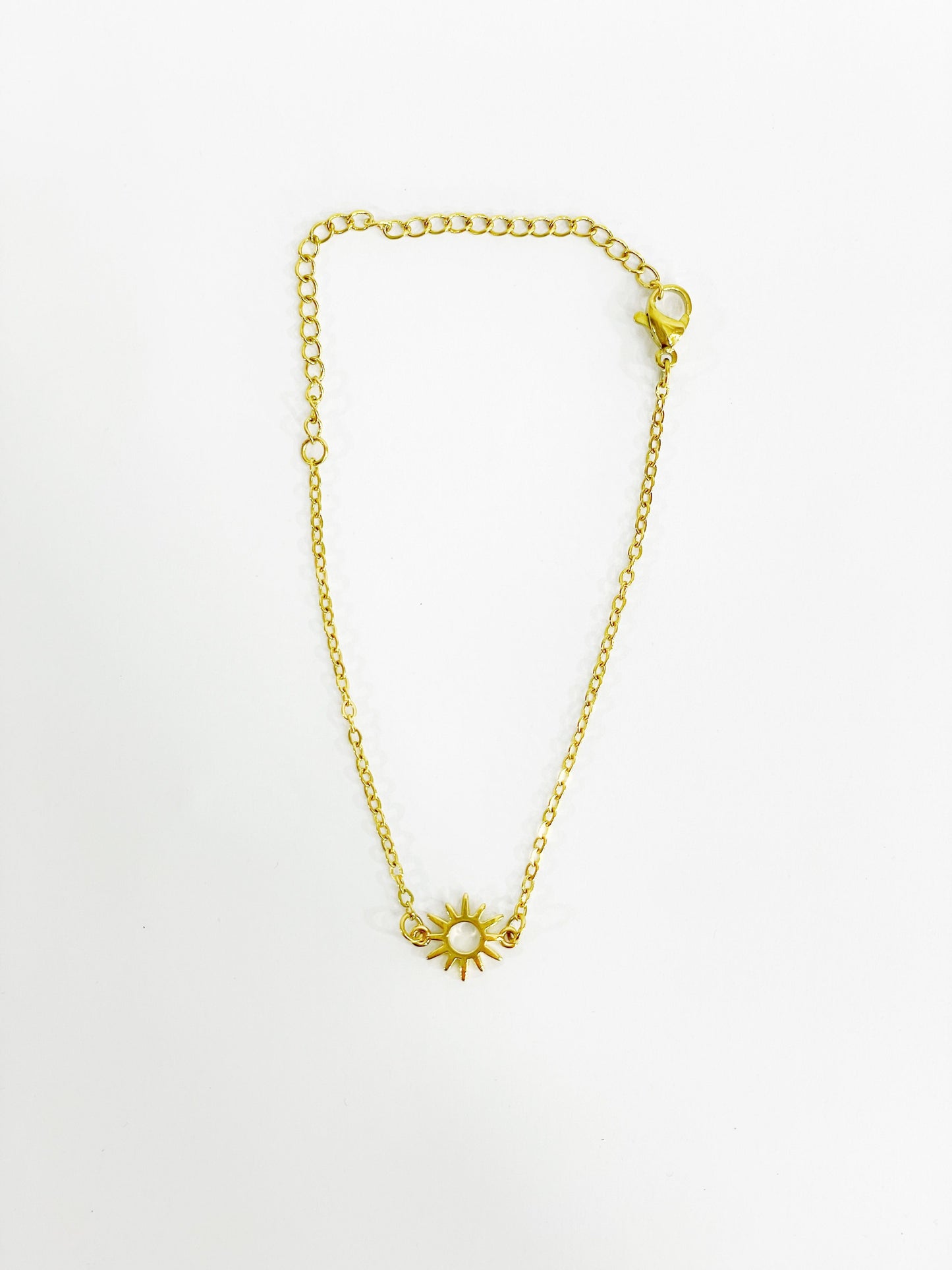 Pulsera dije forma sol