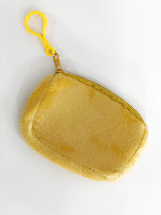 Monedero de felpa naranja