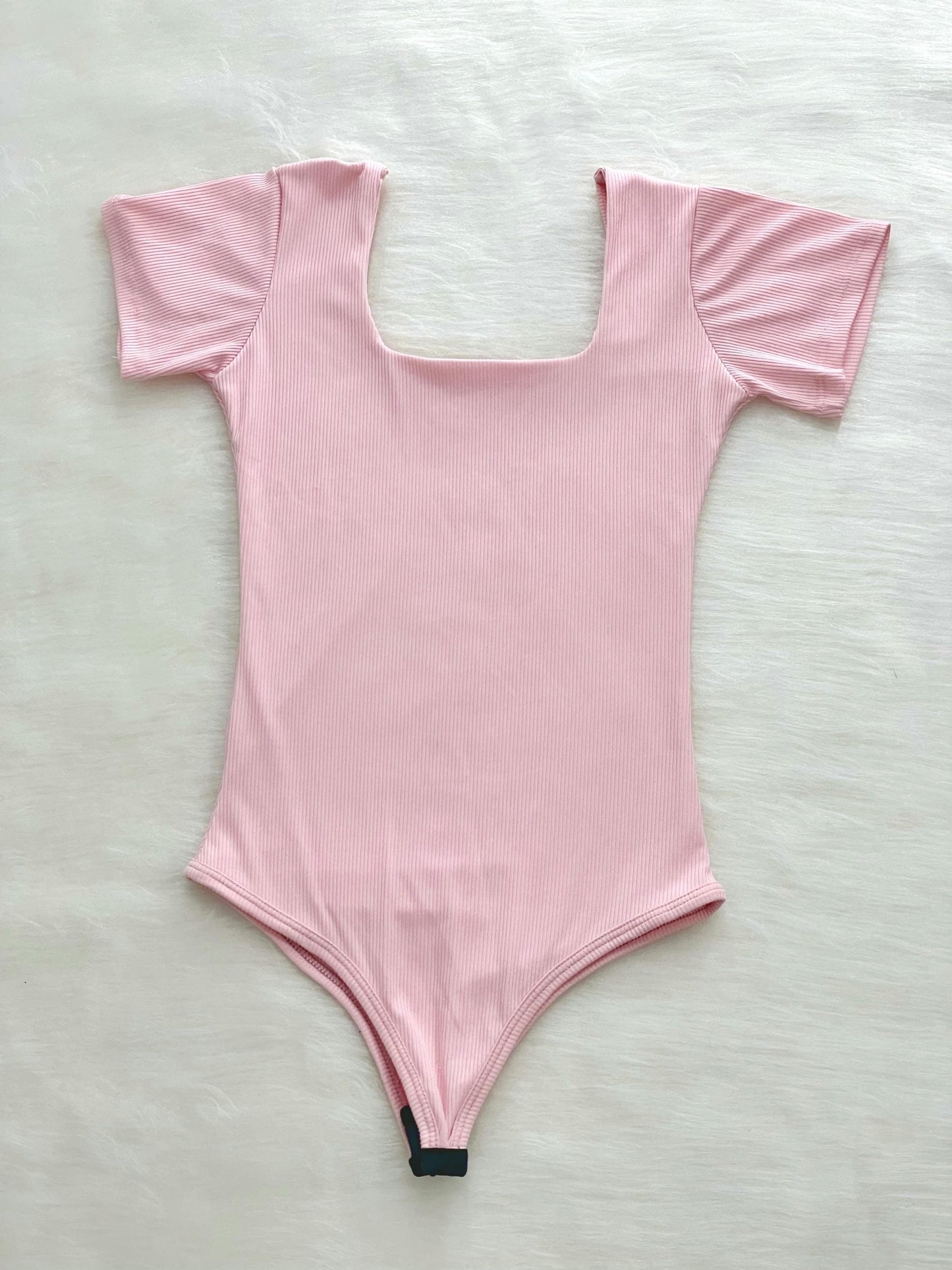 Body de mangas rosa