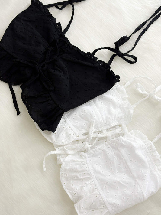 Crop top ojalillo