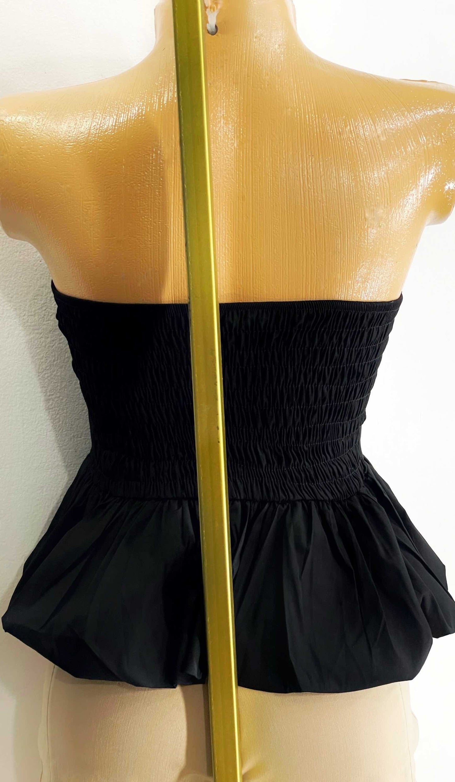 Blusa globo negro