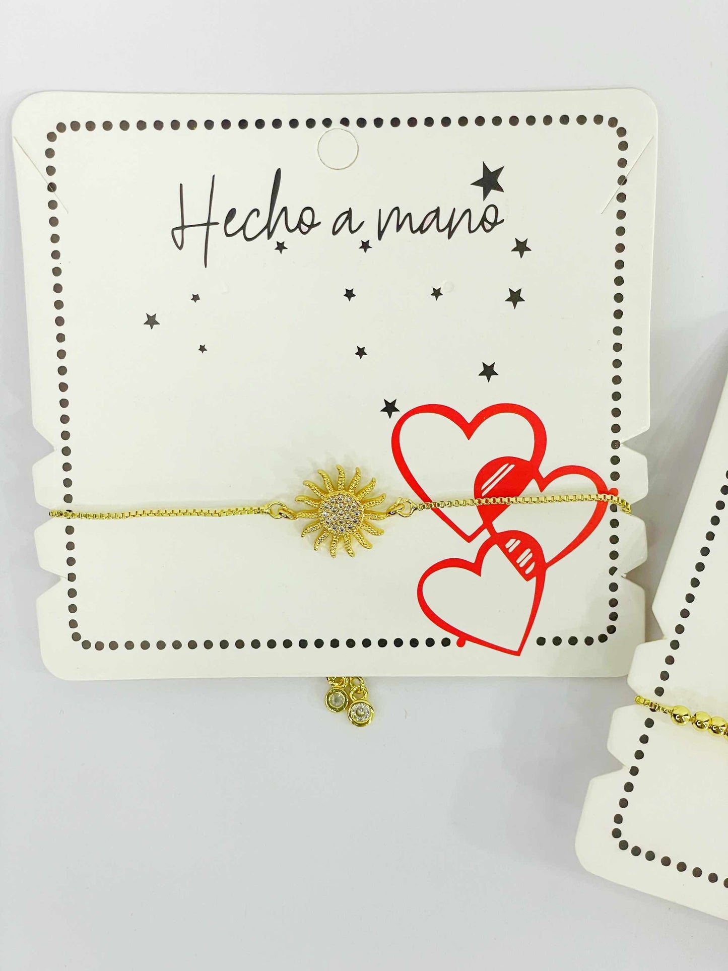 Pulsera ajustable dije forma sol