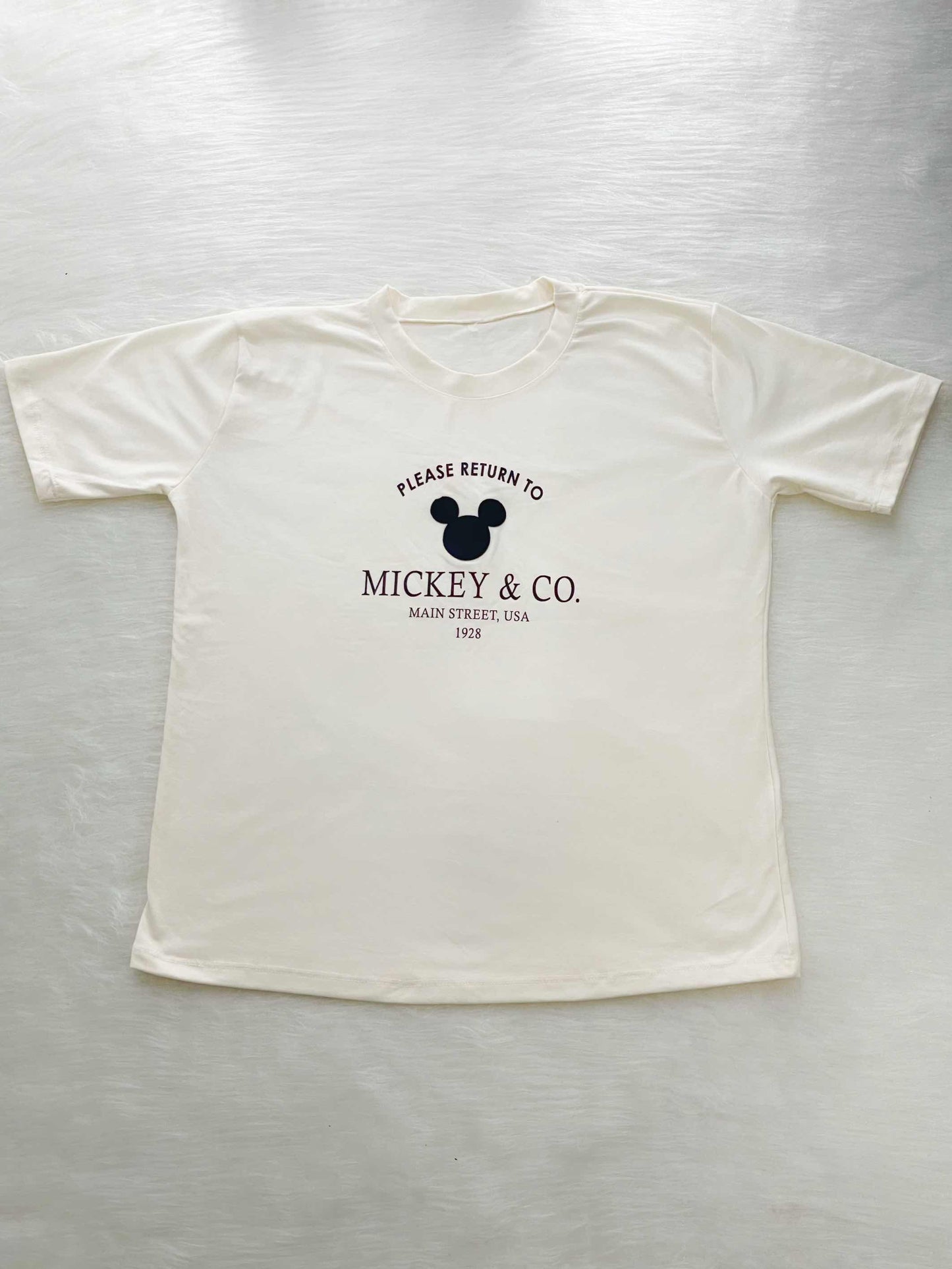 Suéter mickey mouse marfil