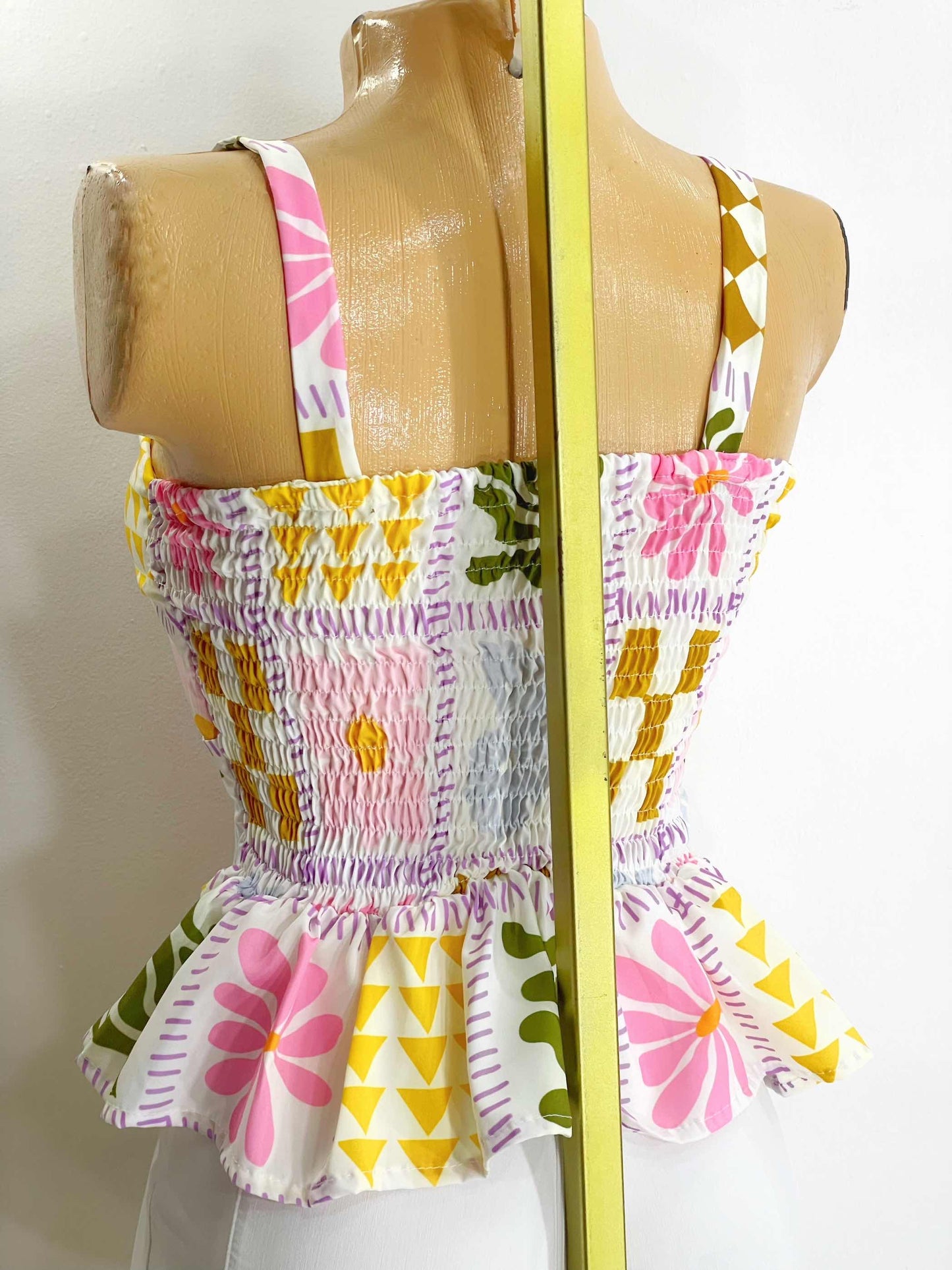 Blusa estampada colores rosa