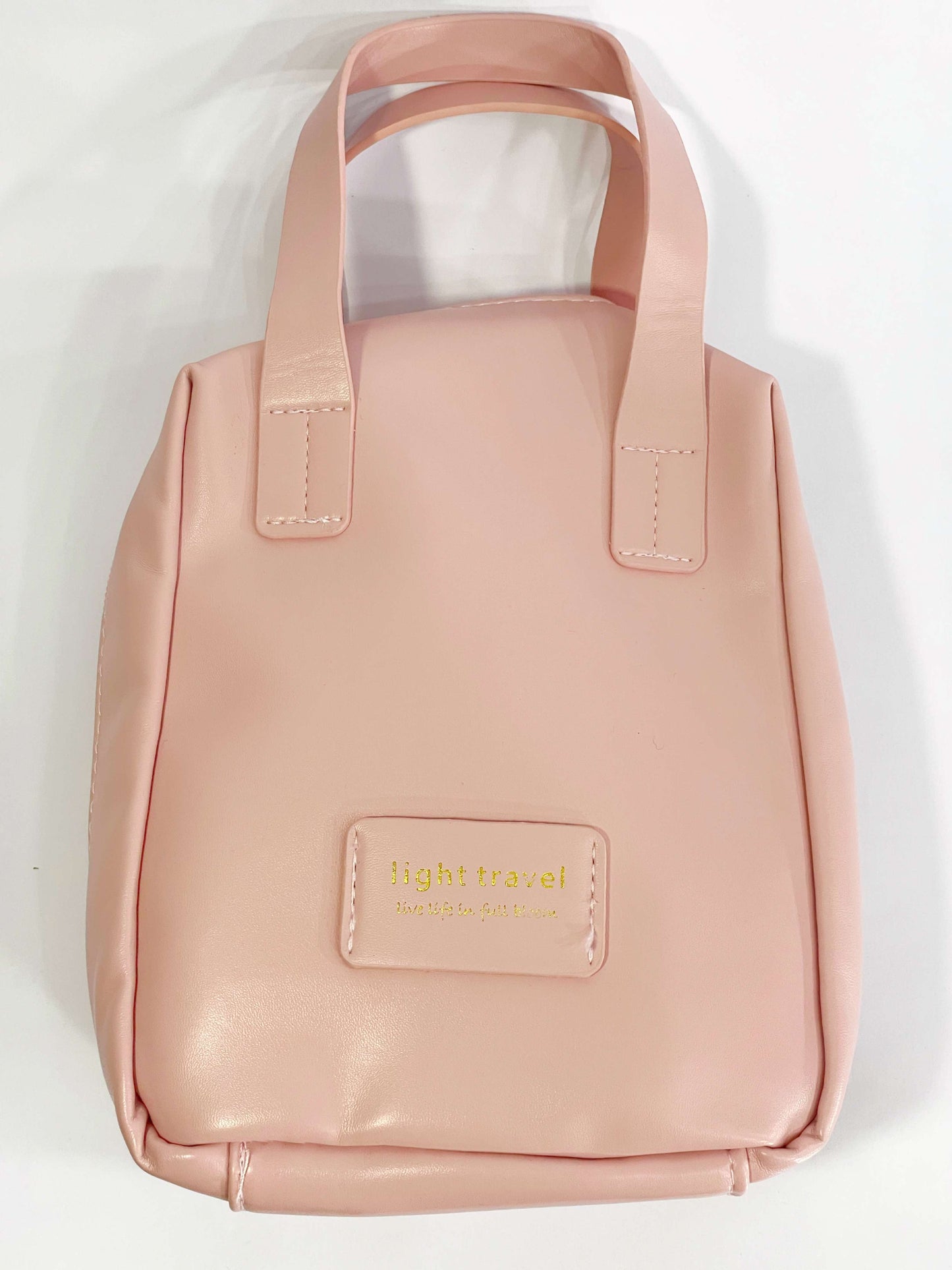 Neceser estilo bolsa rosa