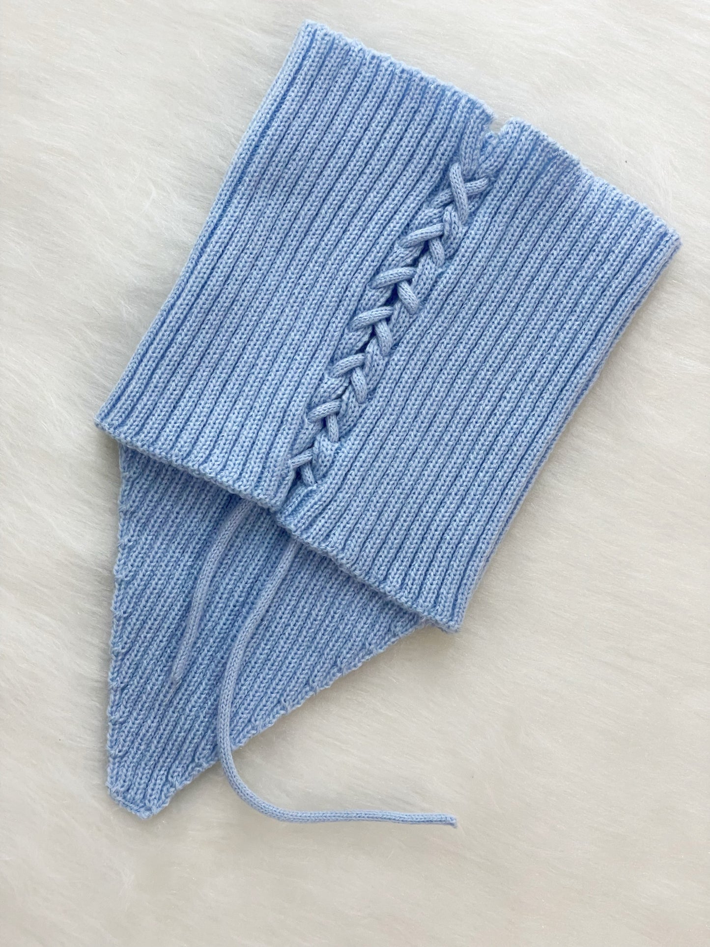 strapless tejido azul bebe