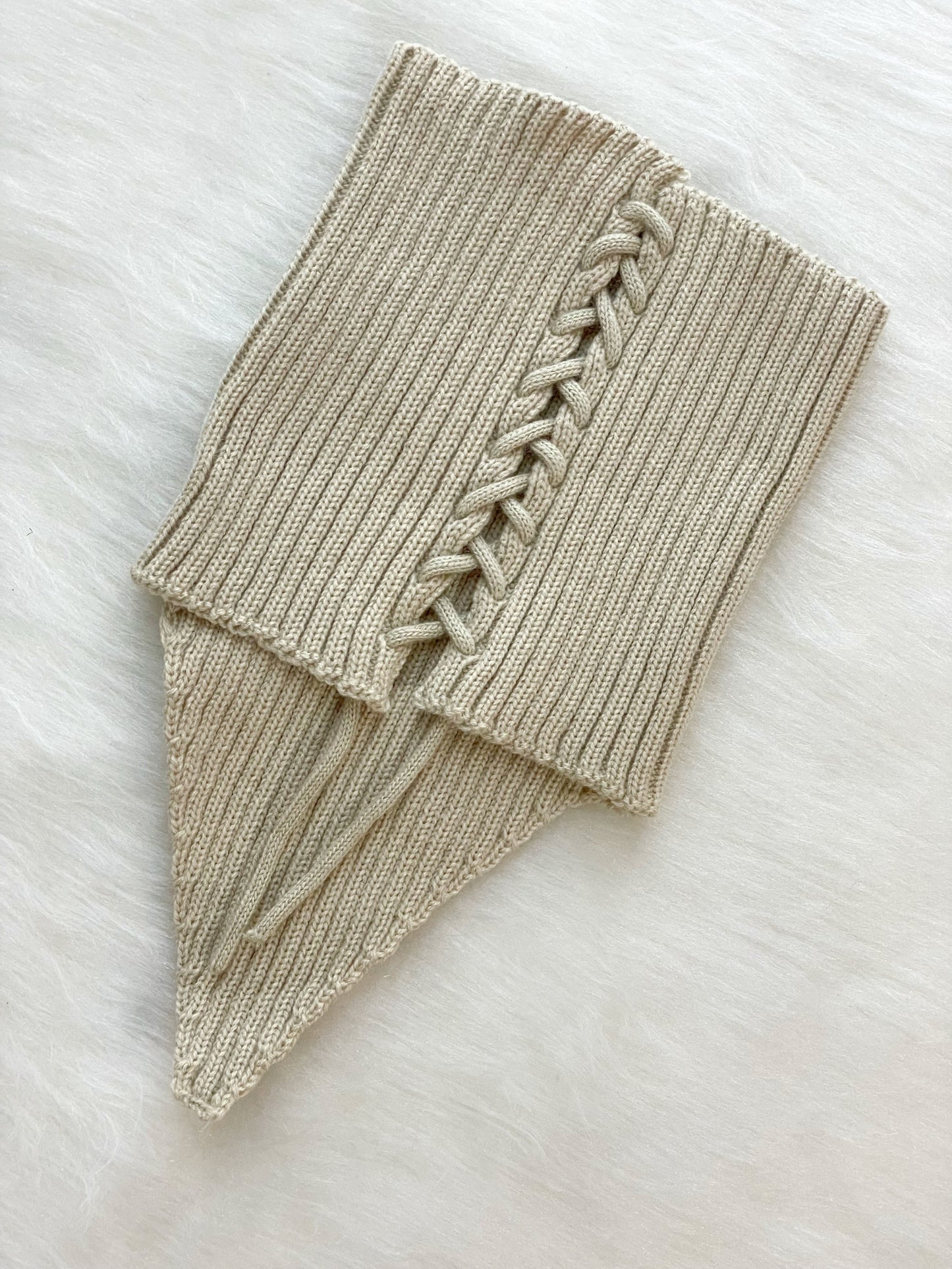 strapless tejido beige