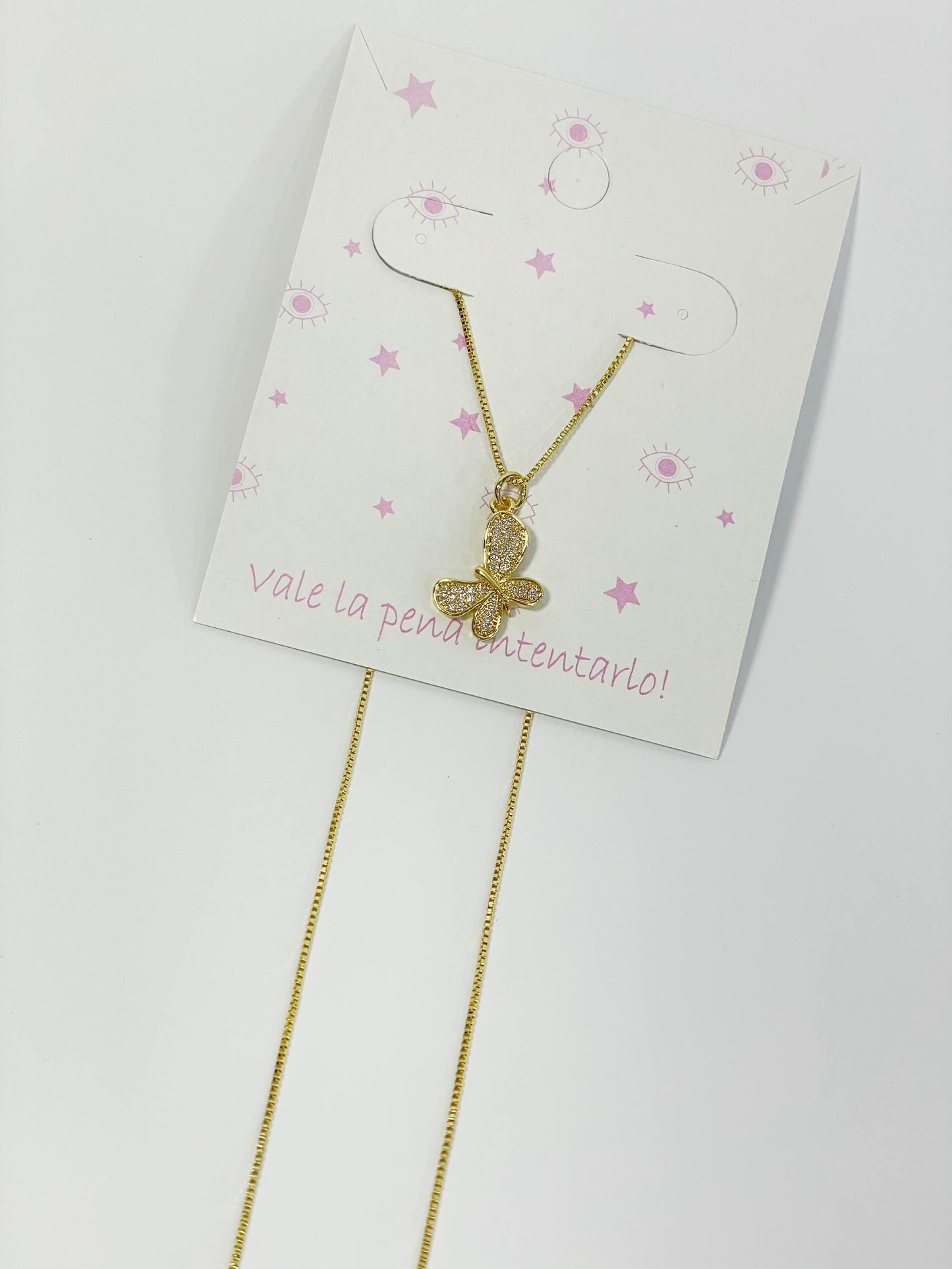 Cadena dije mariposa