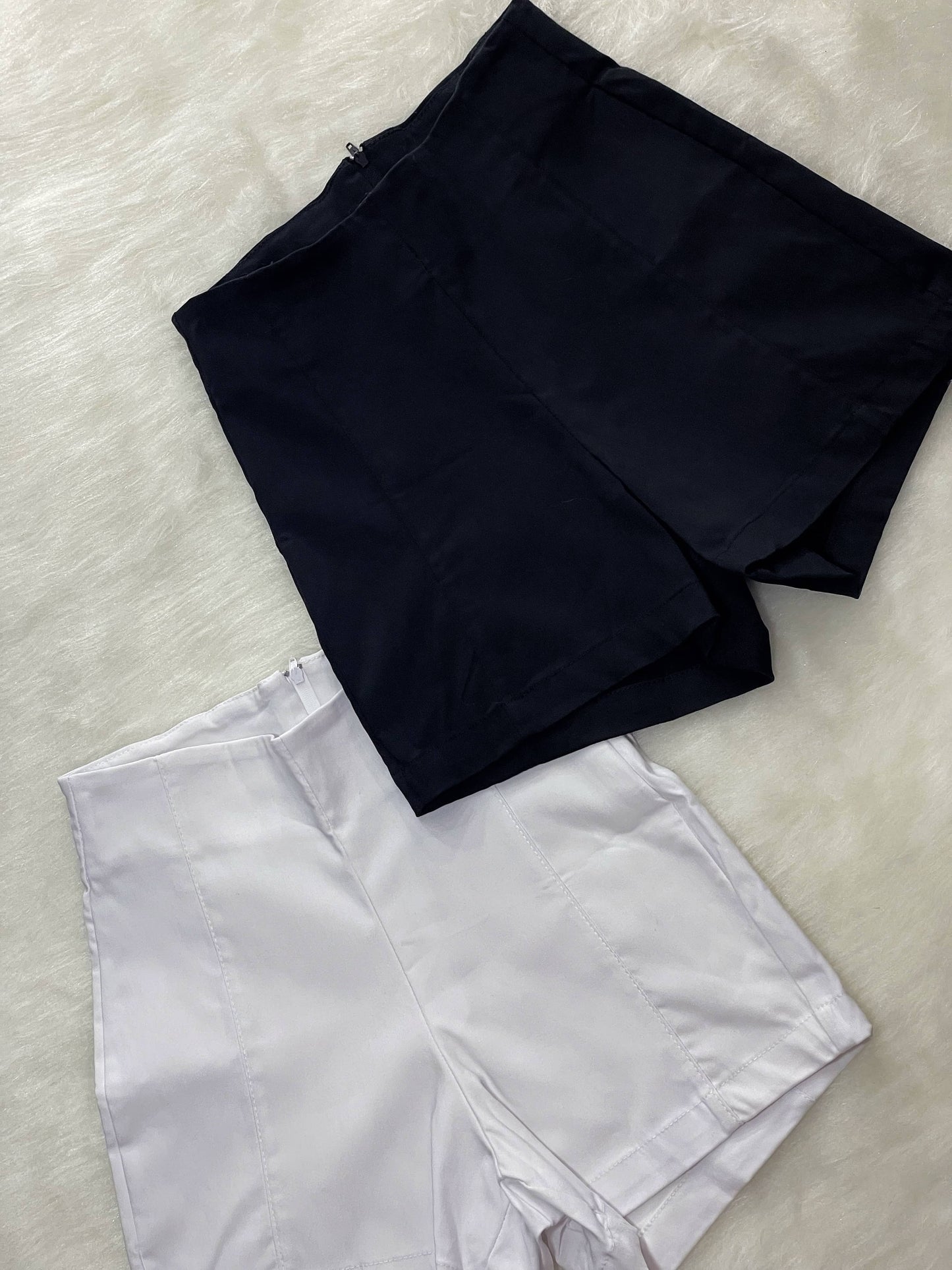 Short talle alto strech negro