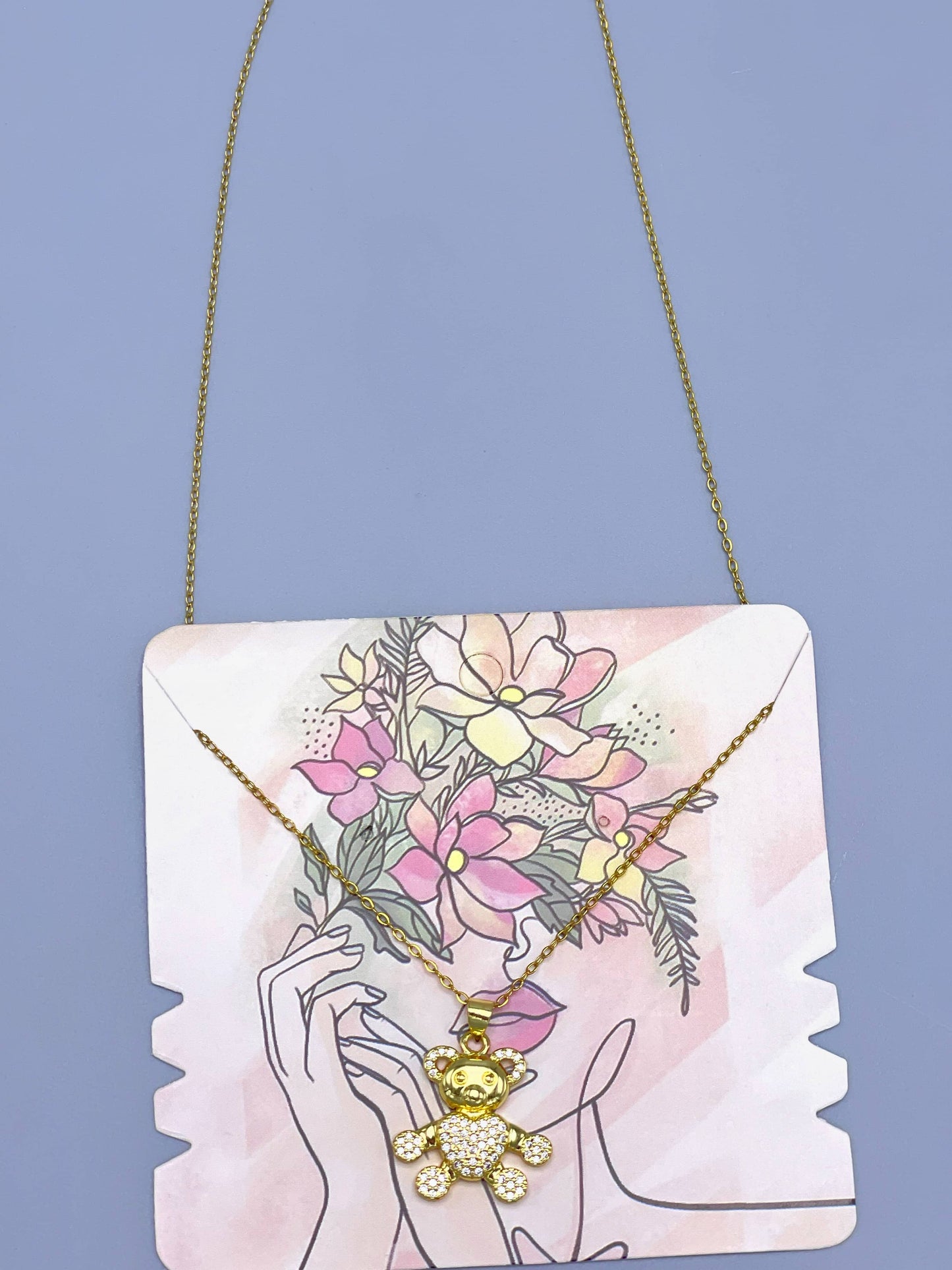 Cadena de eslabones dije oso