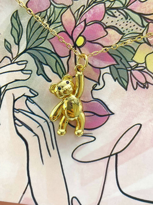 Cadena de eslabones dije oso