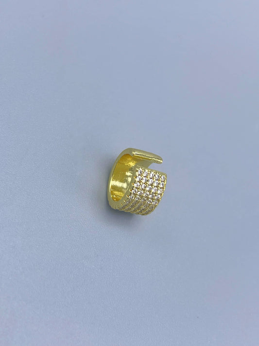 Earcuff ajustable rodio