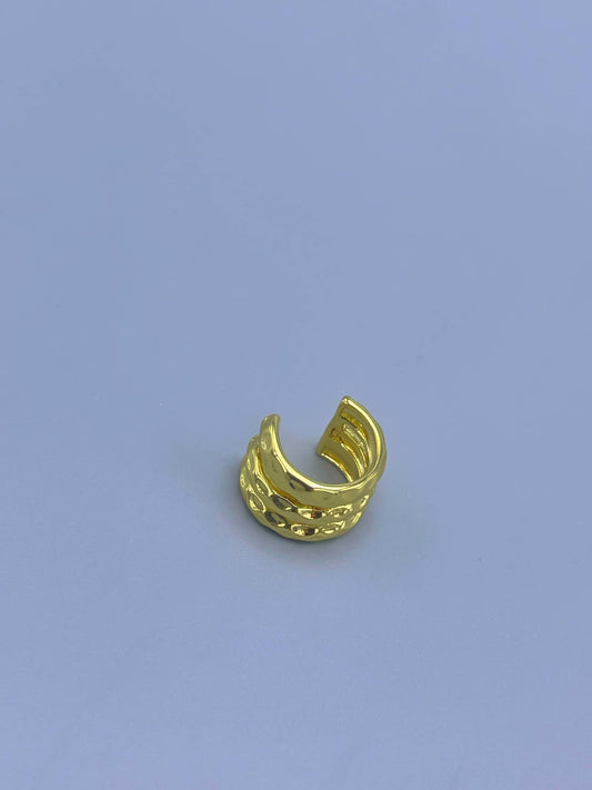 Earcuff ajustable rodio