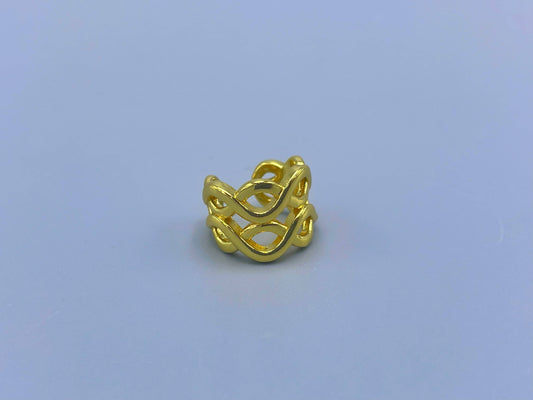 Earcuff ajustable rodio