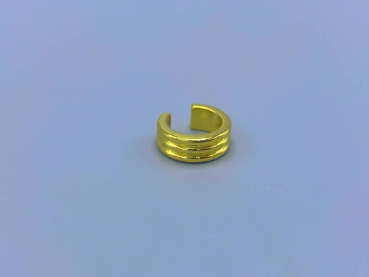 Earcuff ajustable rodio