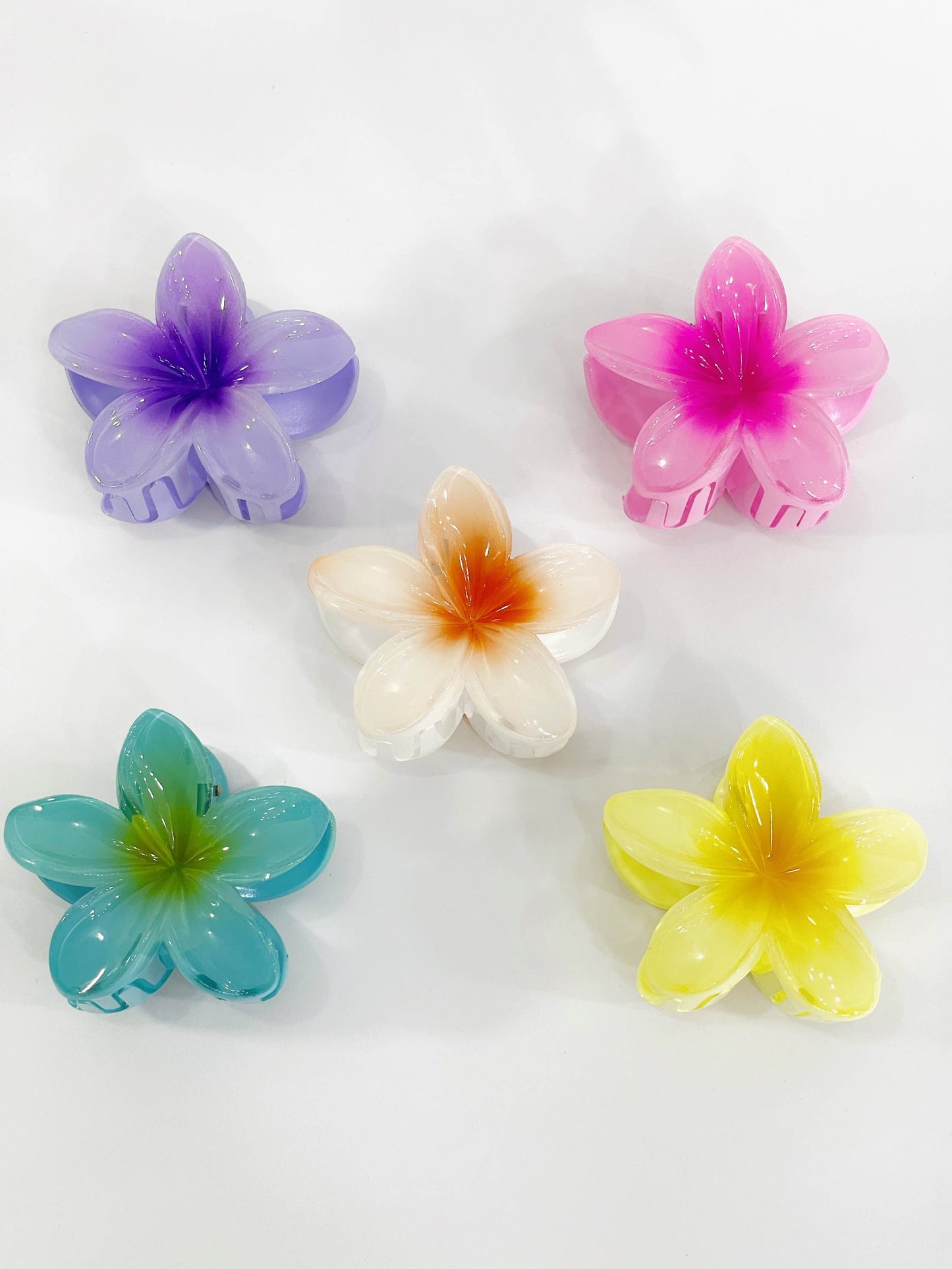 Pinza forma de flor hawaiana