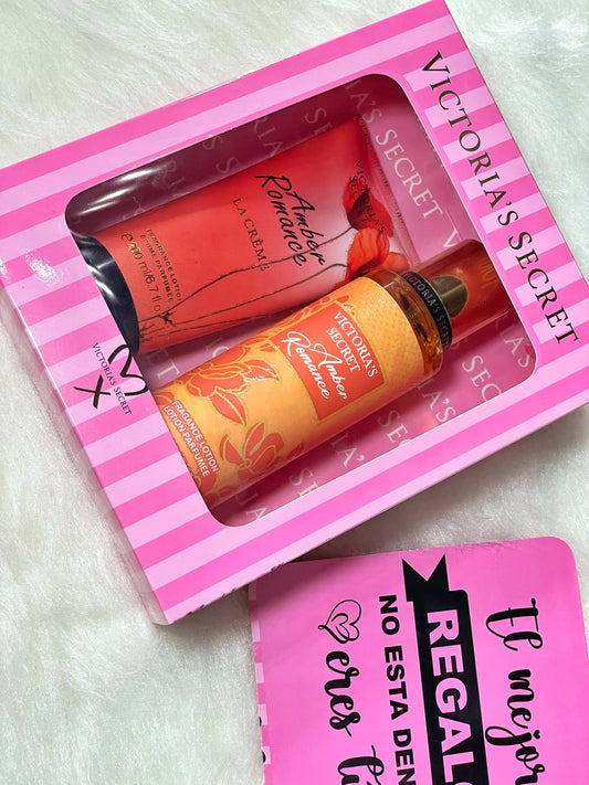 Set splash + crema amber romance