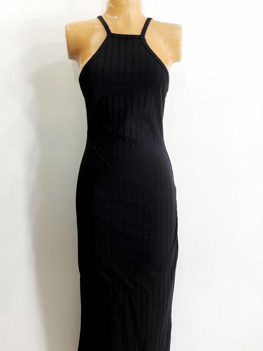 Vestido largo negro